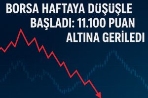 borsa haftanin ilk islem gününe dususle basladi