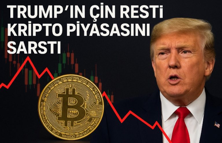 Tump'ın Çin'e yüzde 100 vergi resti sonrası kripto piyasası çöktü